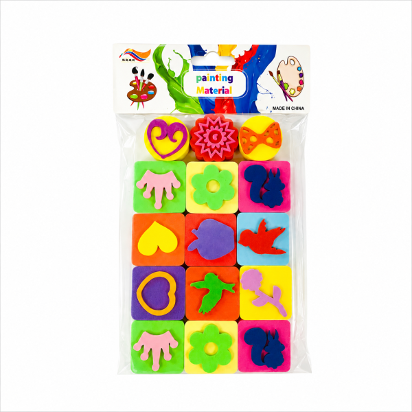 Sellos de goma eva 15pcs