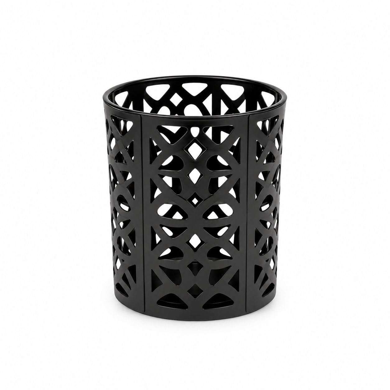 Porta vela marron calado - Imagen 2