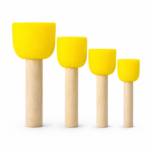 Juego de Pinceles en esponja Sellos x 4 pz