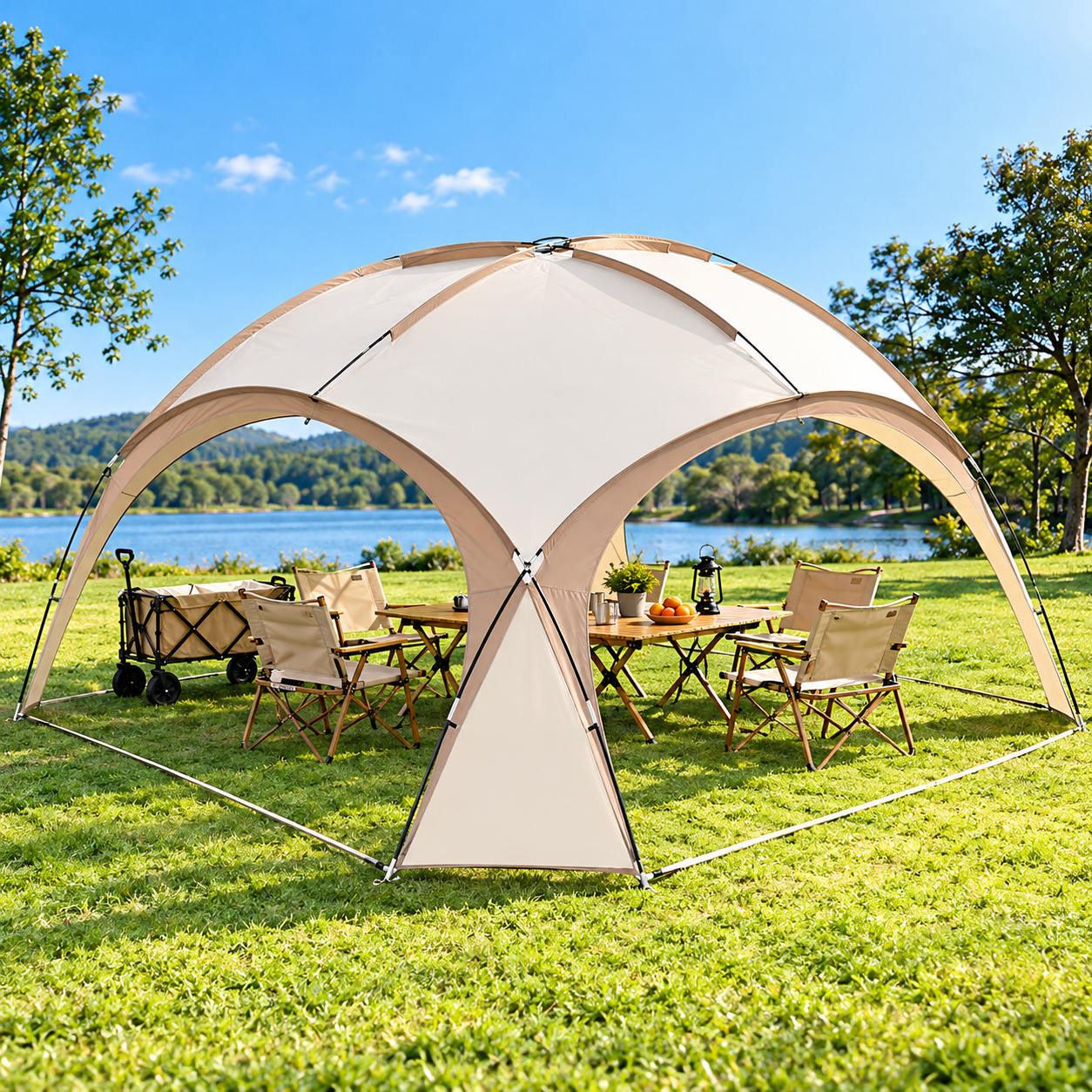 Carpa Gazebo 4.20 x 4.20 eventos jardín - Imagen 1