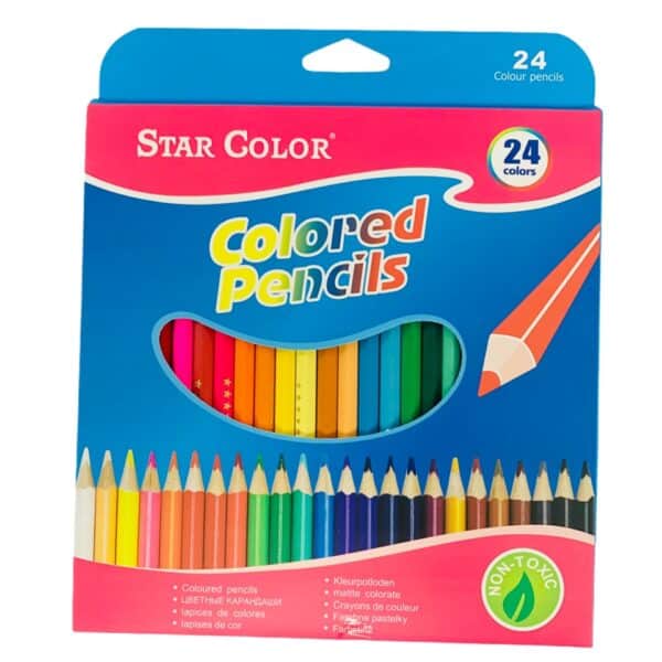 Lápices de Colores  x 24 Star I.07-3