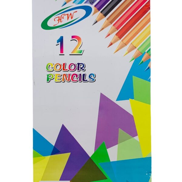 Lápices de colorear x 12 colores en lata
