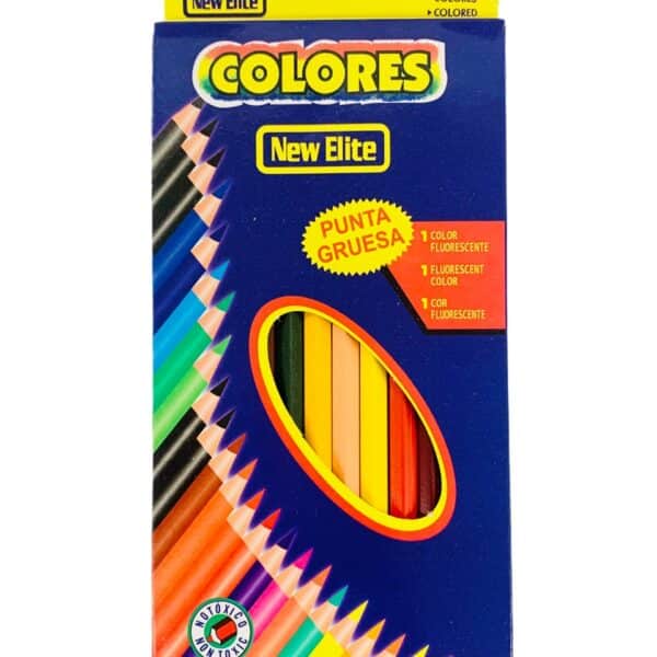 Lápices de color x 12 largos