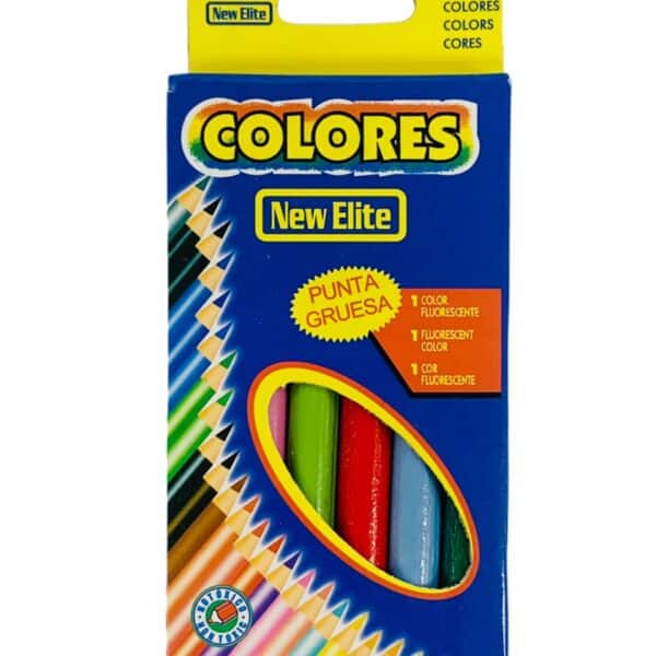 Lápices de colores x 6 cortos