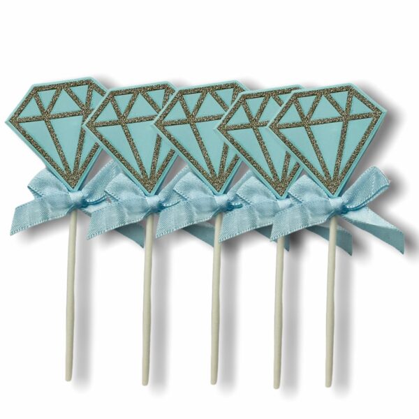 Palillos 5 piezas diamantes I.246