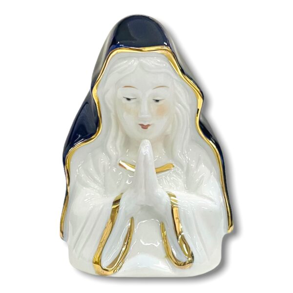 Virgen 146 con luz manto azul