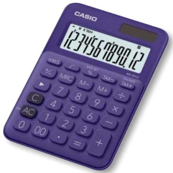 Calculadora CASIO color violeta MS-20UC