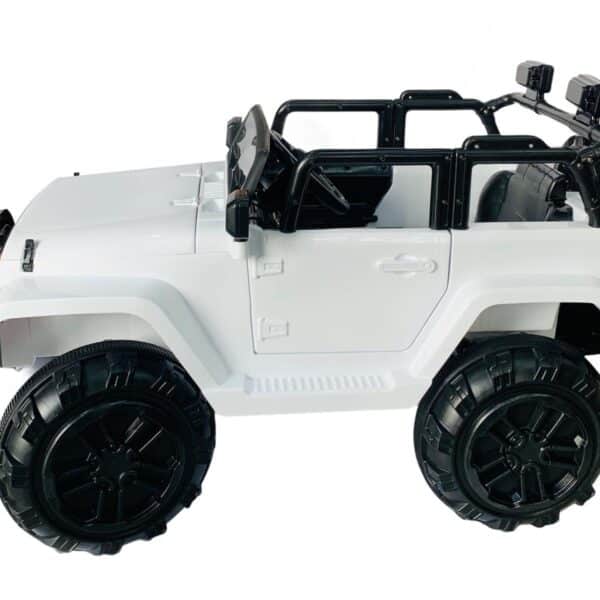 Jeep Eléctrico a bateria color Blanco