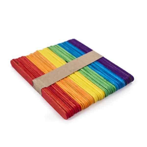Palitos de helado 12cm x 50 Colores