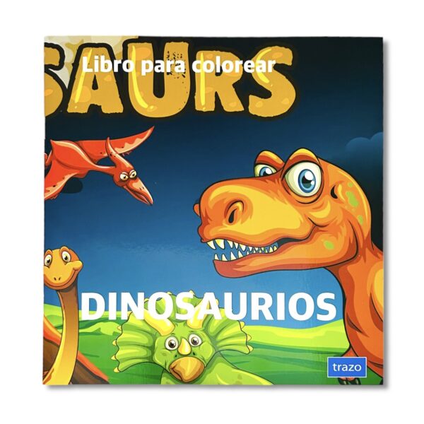 Libro De Pintar Dinos Trazo