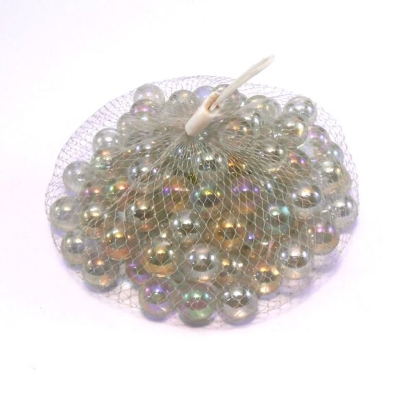 Bolitas Nácar y cristal en malla red