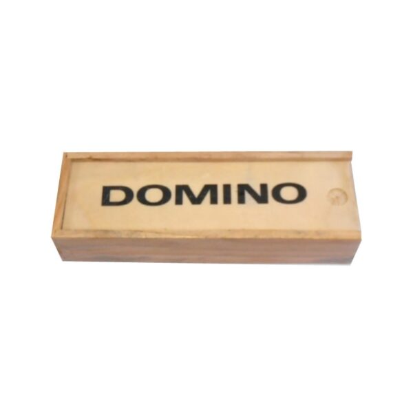 Juego de dominó en madera