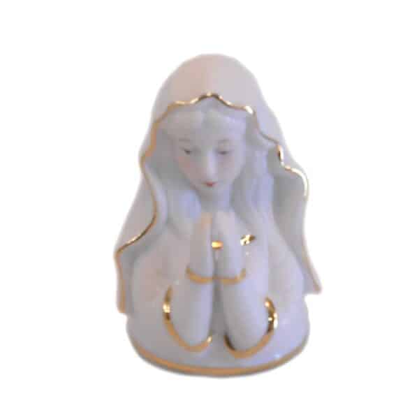 Virgen de porcelana Blanca