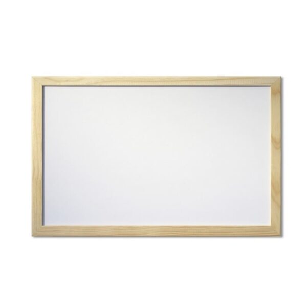 Pizarra blanca marco madera 60×90