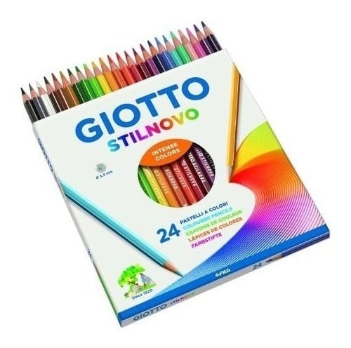 Lápices De Colores Giotto Colors Smile - Estuche De 12 Unidades - Minia De 3 Mm - Para Niños