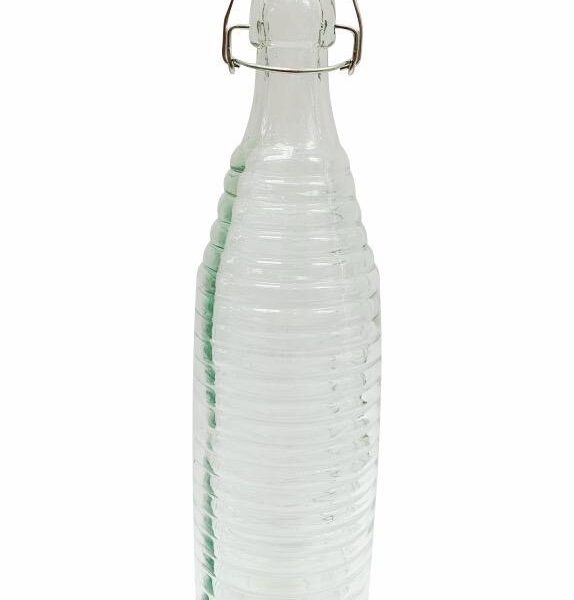 Botella de vidrio con tapa 1 Litro