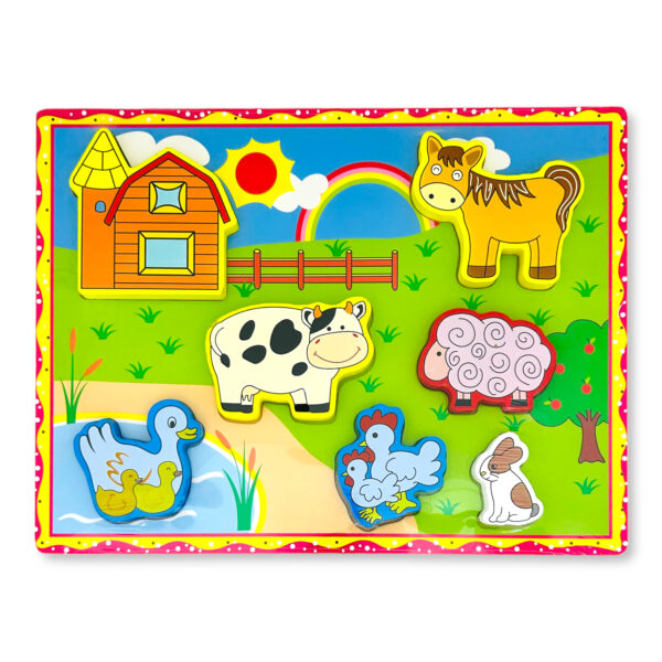 Puzzle de madera granja encastre I. RM 234 – Granja 2