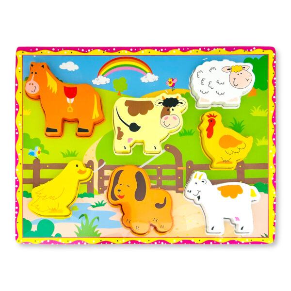 Puzzle de madera granja encastre I. RM 234 – Establo