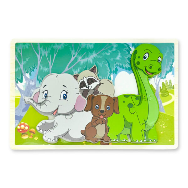 Puzzle de madera animales I. RM 253 – Dino
