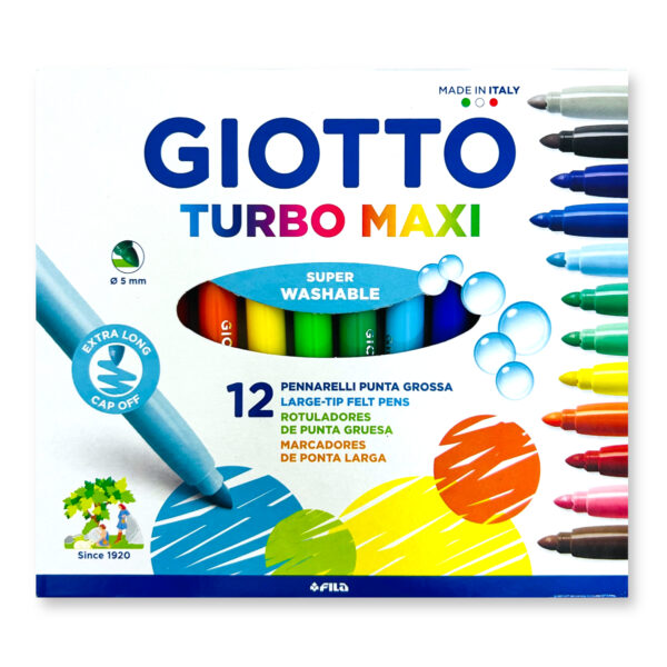 Marcador Giotto x12 Grueso Turbo
