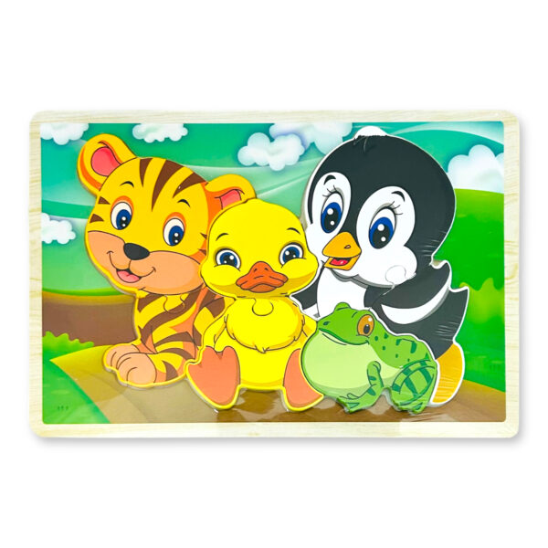 Puzzle de madera animales I. RM 253 – Pingüino