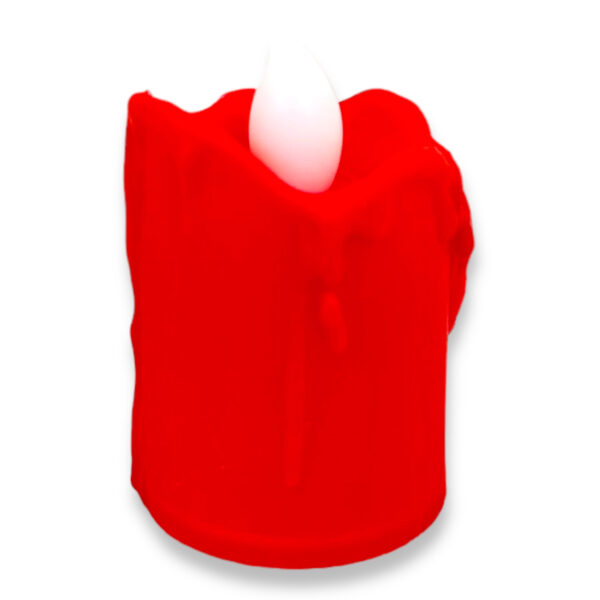 Vela LED a pila – Rojo