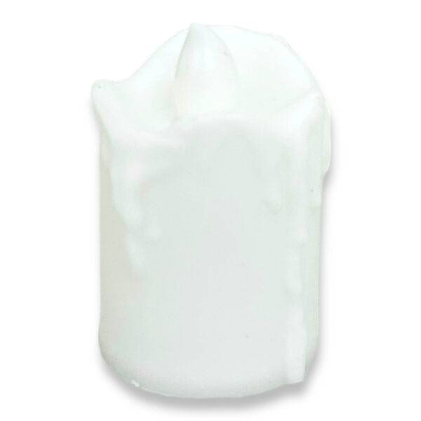 Vela LED a pila – Blanco