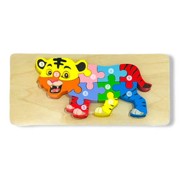 Puzzle encastre de madera I. RM 237 – Tigre