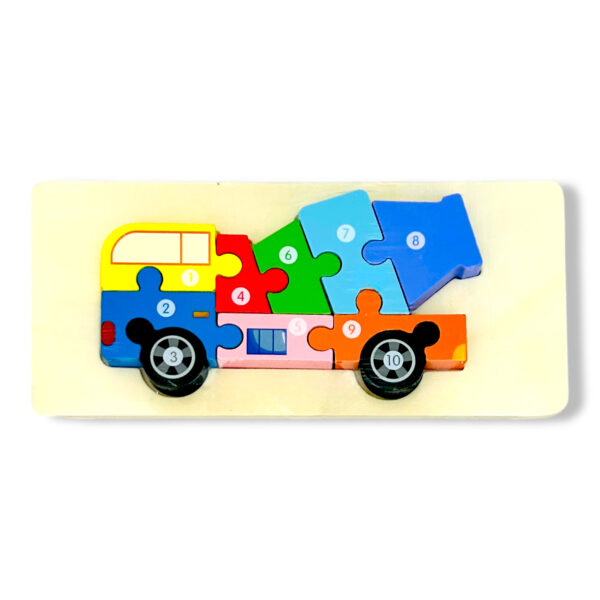 Puzzle encastre de madera I. RM 237 – Camión