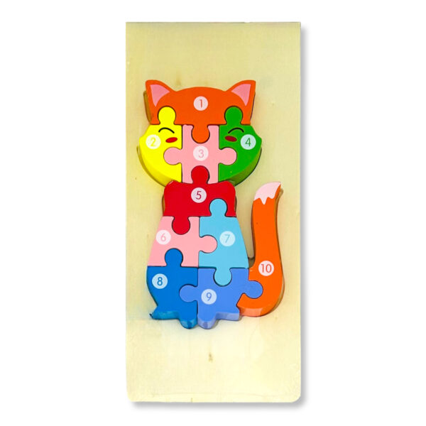 Puzzle encastre de madera I. RM 237 – Gato