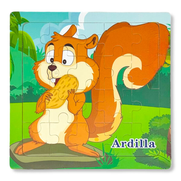 Puzzle animales I. RM 238 – Ardilla