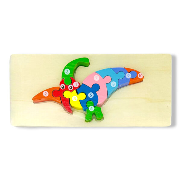 Puzzle encastre de madera I. RM 237 – Dino 1