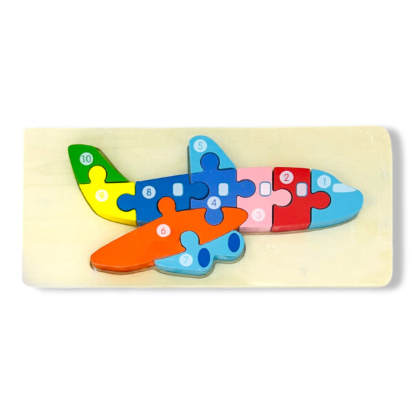 Puzzle encastre de madera I. RM 237 – Avión