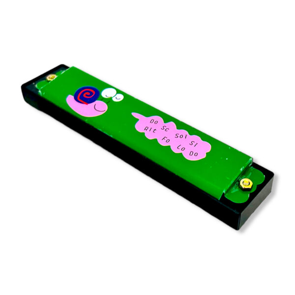 Armónica Infantil metálica I. RM 255 – Verde