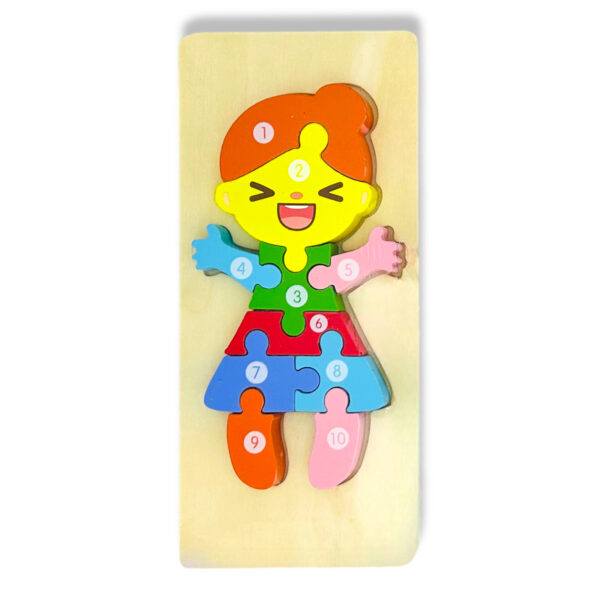 Puzzle encastre de madera I. RM 237 – Niña