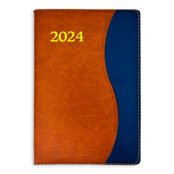 Agenda 2024 combinada cuero A5 I. RM 223 – Marrón