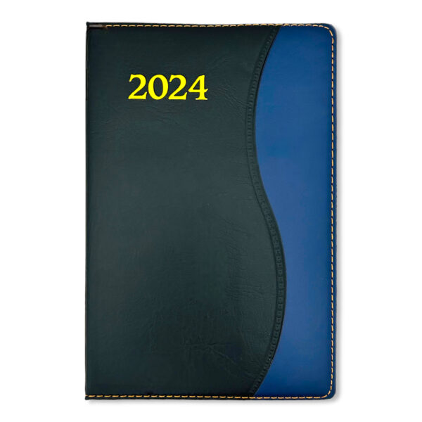 Agenda 2024 combinada cuero A5 I. RM 223 – Negro