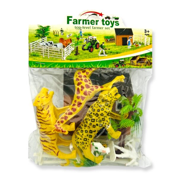 Bolsa granja de animales con establo