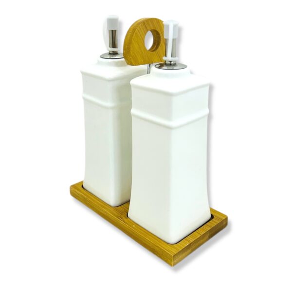 Aceitera y vinagrera ceramica I.396