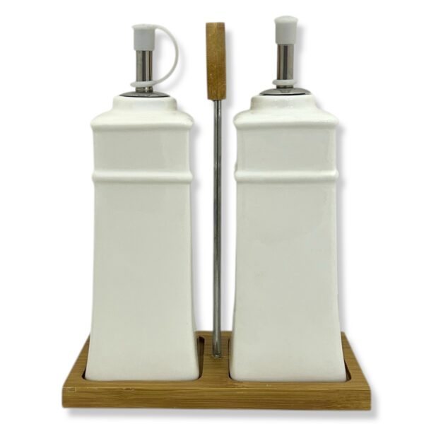 Aceitera y vinagrera ceramica I.396