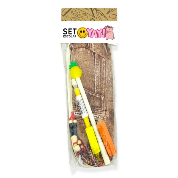 Set papelería YAY – Amarillo