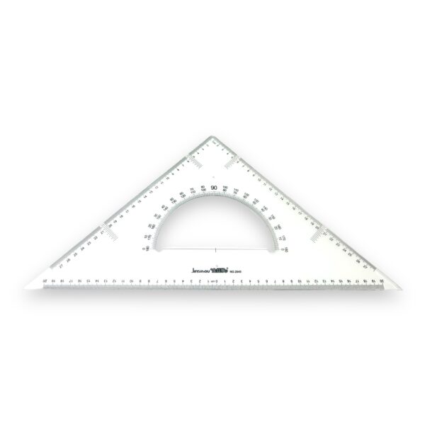 Set de 2 Escuadras 45cm acrílico