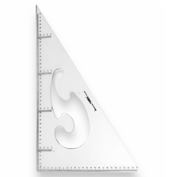 Set de Escuadras x 2 40cm acrílico