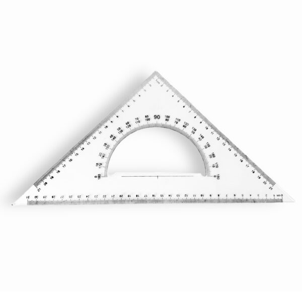 Set de Juego de Escuadras 35 cm acrílico