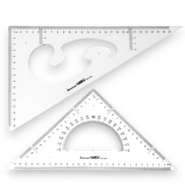 Set de Escuadras 30 cm 2 pz