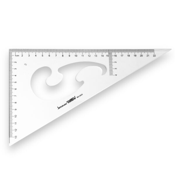 Set de Escuadras 25 cm acrílico