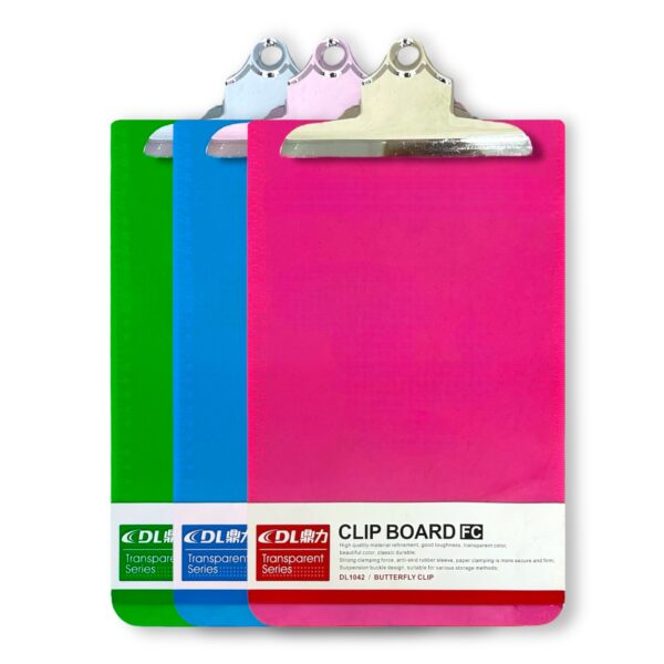 Tabla con apretador acrílico oficio