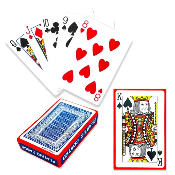 Naipes Poker plastificados