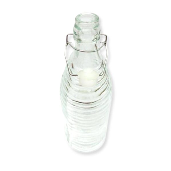 Botella de vidrio con tapa 1 Litro