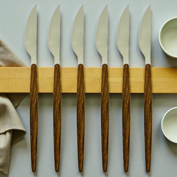 Juego de cuchillos mango de madera